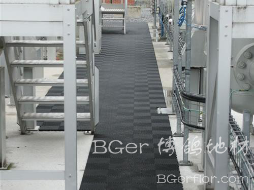 工業(yè)平臺網(wǎng)格地墊地板 防滑 抗紫外線 防腐蝕 工廠露天工業(yè)控制平臺格柵地墊-6